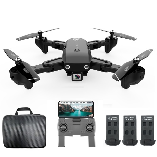 Drone CSJ WIFI FPV GPS S166GPS avec caméra 1080P avec 3 batteries 18 minutes de temps de vol