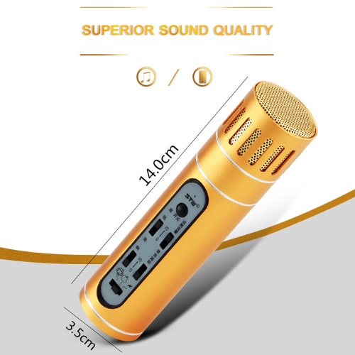Sol-tipway STW micrófono de condensador Mic Karaoke Player Omni grabación KTV del canto por un ordenador PC Android iOS