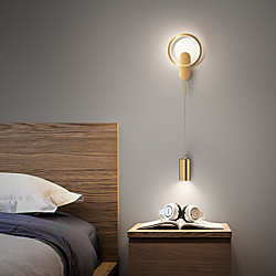 luces de pared led regulables estilo nórdico moderno luces de pared de montaje empotrado luces de pared led sala de estar dormitorio luz de pared de acrílico 220-240v 10 w Lightinthebox