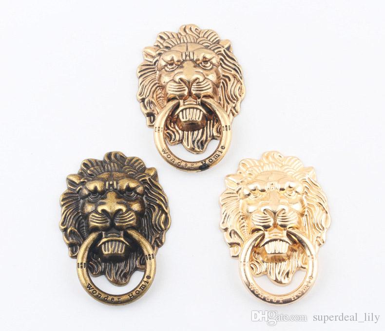 Universal Retro Lion Style Finger Ring Holder Phone Stand For iPhone 7 6s Samsung For Mobile Phones