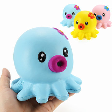 Squishy Octopus Jumbo 14cm Slow Rising Collection Gift Decor Soft Squeeze Toy
