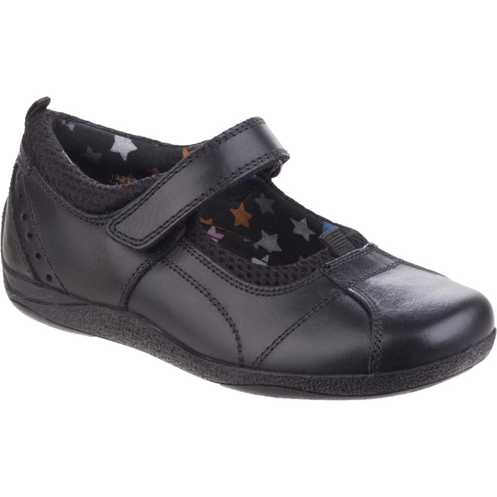 Hush Puppies Girls Cindy Leather Adjustable Ankle Strap Sandal Shoes UK Size 1 (US 1.5  EU 33)