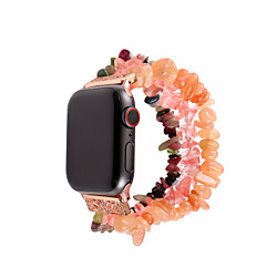 Watch Band for Apple Watch Series 6 / SE / 5/4 44mm / Apple Watch Series 6 / SE / 5/4 40mm / Apple Watch Series 3/2/1 38mm Apple Jewelry Design Elastic Beaded Wrist Strap