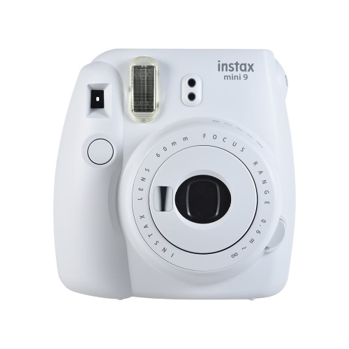 Fujifilm Instax Mini 9 caméra de film instantané avec miroir Selfie, Smokey White