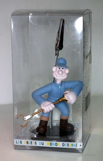 Wallace with Anti-Pesto Grabber Note Clip from Wallace and Gromit The Curse Of The Were Rabbit