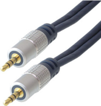 shiverpeaks sp-PROFESSIONAL Audio-Kabel 1,5 m 3.5mm Blau - Chrom (SP30812)