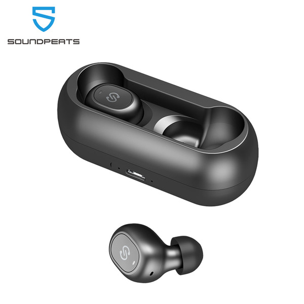 soundpeats bluetooth 5.0 wireless earphones true wireless earbuds in-ear stereo microphone binaural calls smart tws headset.
