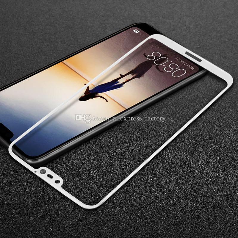 5D Curved HD Tempered Glass Full Cover Edge to Edge Screen Protector For Huawei P20 Pro Mate 20 Lite 10 Nova 3 3i Y6 Y7 Y9 Honer Note 10 V10