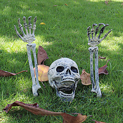 Halloween Decoration Skull Skeleton Horror Tombstone Halloween Home Garden Decor Graveyard Haloween Trick Props Frighten Kids Lightinthebox