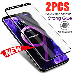 2PCS Full Curved Tempered Glass For Samsung Galaxy S21 S21 Ultra Note 20 Screen Protector For Samsung Galaxy S20 S20 Ultra S10 S10 lite Note 10  Protective Film Lightinthebox