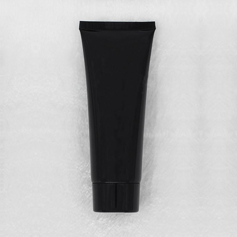 50pcs 100ml black plastic Soft tube Cosmetic Packaging 100g Lotion Cream Plastic Bottle Skin Care Cream squeeze Containers Tube