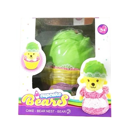 Cupcake Surprise Doll Toys Reversible Cake Transform To Mini Bear Doll Magic Gift Toys for 3 Years Old Kids - Color Random