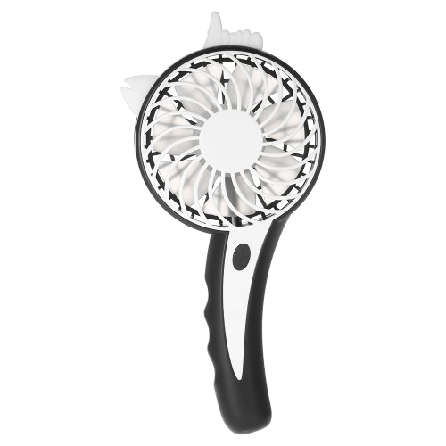 Handheld Portable Rechargeable Mini Fan USB DC5V Cooling Fan with 3 Adjustable Air Speed for Office Home Travel Use