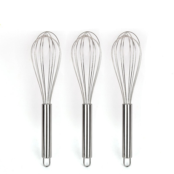 Stainless Steel Balloon Wire Whisk for Blending, Whisking, Beating, Stirring, 4 Sizes 6-inch/8-inch/10-inch/12-inch MY-inf 0342