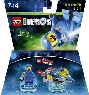 LEGO ® Dimensions Fun Pack Benny Xbox One, Xbox 360, PlayStation 4, PlayStation 3, Nintendo Wii U (4012160932271)