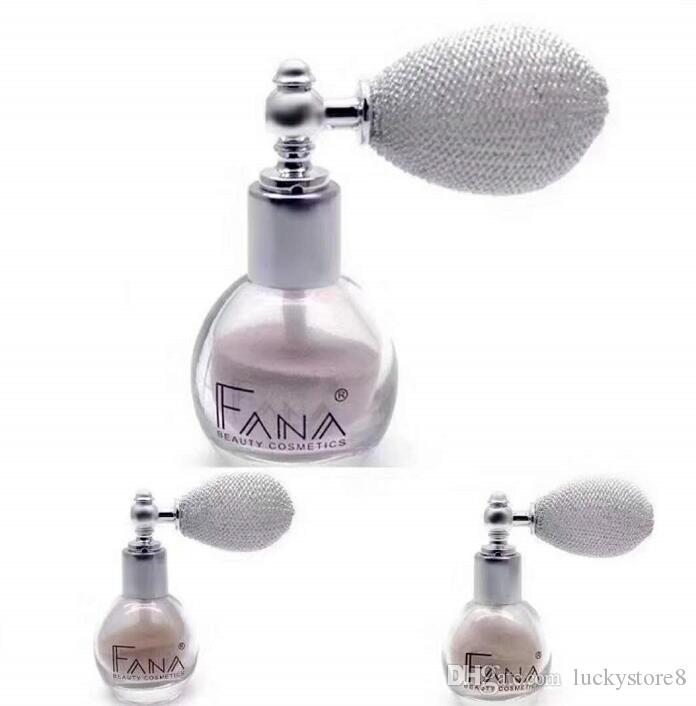 FANA Beauty makeup Diamond Glitter Powder Fana Spray with airbag Beauty Highlighter Shimmer Face powder eyeshadow 4colors