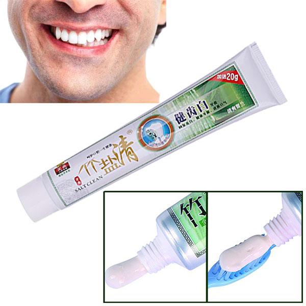 120g Bambussalz Nat¨¹rliche Whitening Zahnpasta Aktivierte Bambuskohle Mint Fluorid Gratis Gum Pflege Zahnpflege