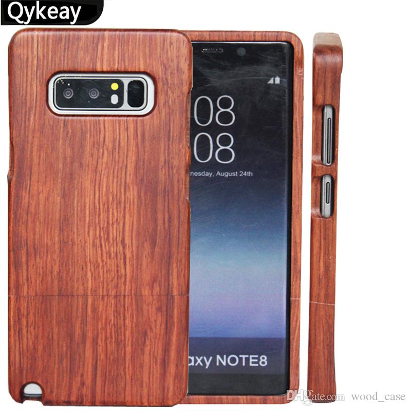 For Samsung Galaxy Note 8 Note8 Wood Phone Case For Samsung S9 Plus S8 S7 edge S6 Luxury Bamboo Wooden Hard Cover For Iphone X 10 7 8 6 Plus