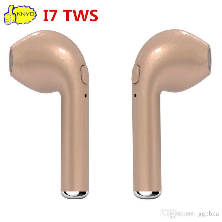I7 Twins Mini Wireless Bluetooth Earphones 4.2 Stereo Headset Sports Headphone for iPhone 7 plus 7 6s 6 plus Samsung DHL Free Shipping