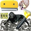 cheveux et de la fourrure de toilettage pour animaux de compagnie outils (jaune, l)