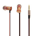 Uldum Top calidad estéreo en la oreja los auriculares con micrófono para MP3, MP4, teléfono móvil