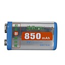 haoba 9V 850mAh Ni-MH batería recargable