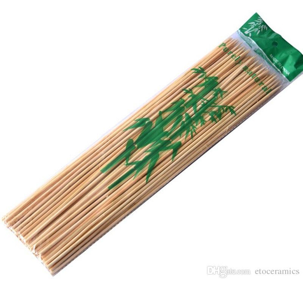 4mm*30cm fda approved disposable barbecue tool bbq bamboo skewer marshmallow roasting sticks