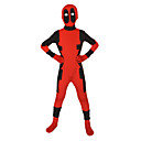 Deadpool héros rouge et noir Lycra Zentai 'Full Body enfants
