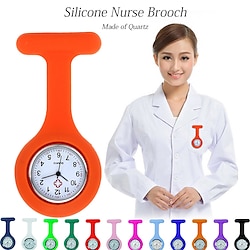 Silicone Nurse Brooch Tunic Fob Quartz Watch Nursing Nurses Pendant Pocket Watch Lightinthebox