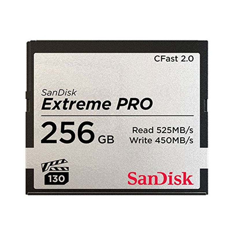 SanDisk 256 GB Extreme PRO CFast 2.0 Karte - 525MB/s
