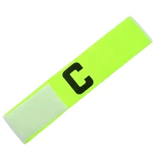 Hot Football Soccer Flexible Sports Adjustable Player Bands Fluorescent Captain Armband Colorful