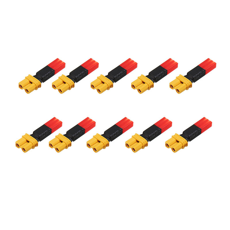 10Pcs 2S 7.4V Lipo Battery Adapter Connector XT30 Female to JST Male Plug