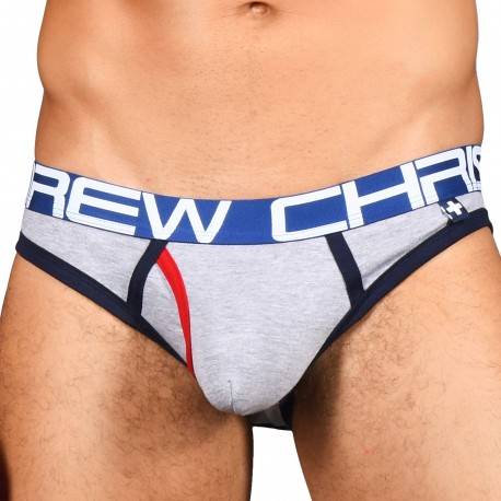 Andrew Christian Almost Naked Fly Air Jock - Heather Grey XS
