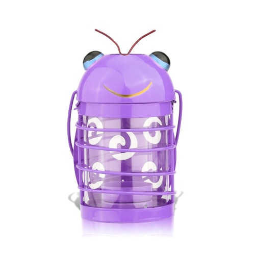 TOOARTS sostenedor de vela escarabajo (púrpura) de la lámpara huracán ornamento práctica creativa ornamento Inicio de artículos de menaje