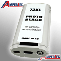 Ampertec Tinte für HP C9370A  72  photo schwarz