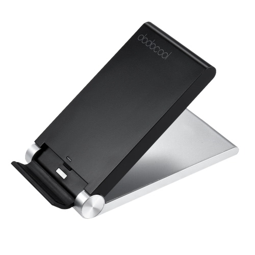 Transmisor portátil Qi de 3 bobinas Cargador inalámbrico Ultrathin Slim Charging Pad Soporte de soporte plegable para Samsung iPhone