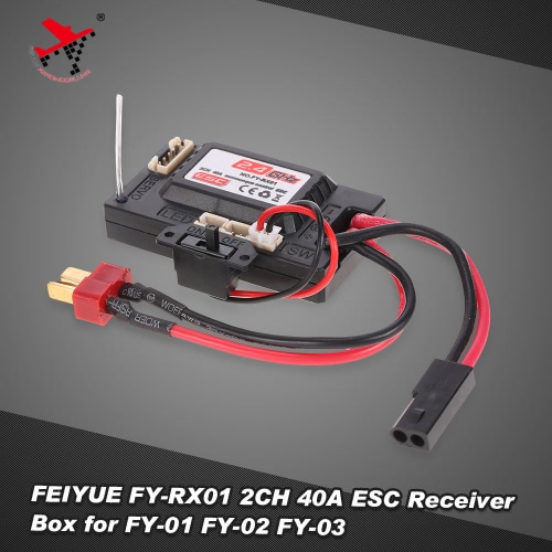 FEIYUE FY-RX01 2CH 40A ESC Receiver Box for 1/12 FY-01 FY-02 FY-03 Rock Crawler RC Car Parts