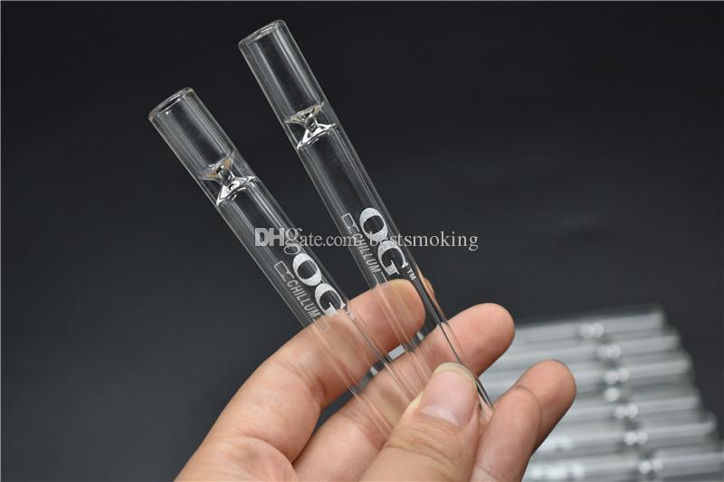 Glass Pipes Tobacco Cigarette Bat Holder Glass Straw Tube Spoon Water Pipes Clear Thick Filter Tips Tester Cheap Smoking Pipe