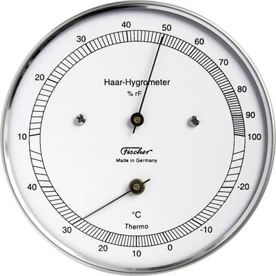 Wand Thermo-/Hygrometer analog 528203 Weiß (528203)
