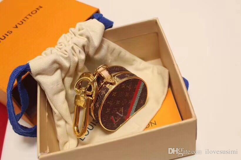 New Charms Brand Keychain Bag Fashion Key Chain Pendant Creative Leather Bag Key Chain Gift Women Luxury Designer Keychain