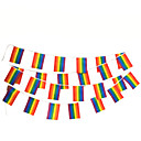 Flag City / Flag Polyester Jacquard For LGBT Pride Cosplay Men Women Costume Jewelry Fashion Jewelry