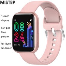 MISTEP Bluetooth Smart Watch 1.4inch Full Touch Color Screen Heart Rate Blood Monitor Smartwatch 40mm Multi-watch face