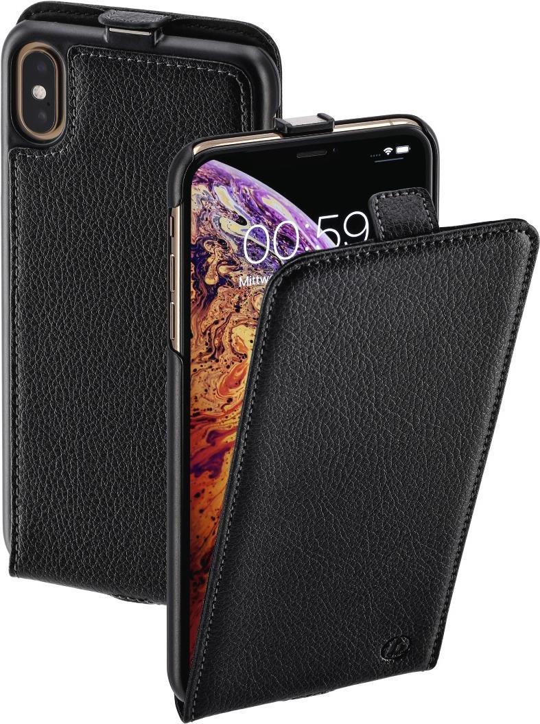 Hama Flap-Tasche Smart Case für Apple iPhone Xs Max, Schwarz (00184284)
