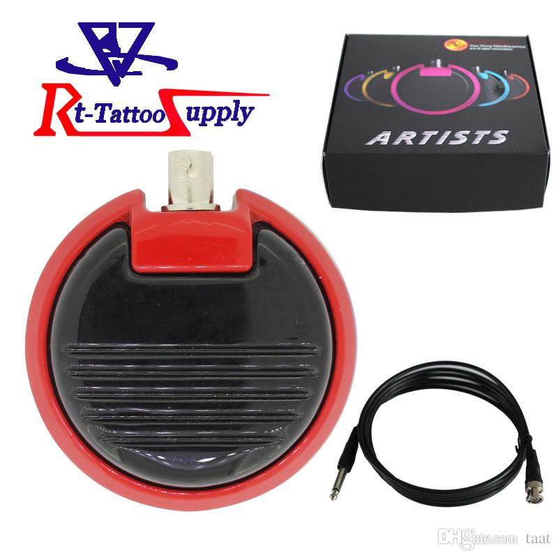 Roundness Design Alloy Foot Switch Pedal Tattoo Machine Gun Power Supply Tattoo FootSwitch With Five Color in Stock