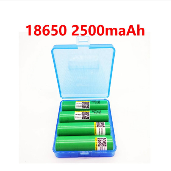 4PCS liitokala lii-25R high capacity 3.6V 18650 2500mAh rechargeable Li-ion battery INR18650-25R Toys flashlight tools