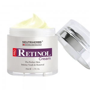 Retinol Crema - Ideal Para Pieles Maduras, Secas y Acneicas - Por Nutriherbs - 50 ml