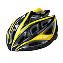 INBIKE unisex 22 respiraderos de pc  EPS negras y amarillas wearable integralmente moldeado por el ciclismo casco (57-62cm)
