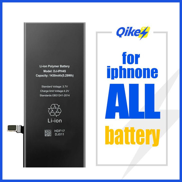 qikes Battery For iPhone 6 6G 6S 7 8 Plus x xs max 11 pro max batarya Replacement Real Capacity Mobile Phone Bateria for iPhone Bat