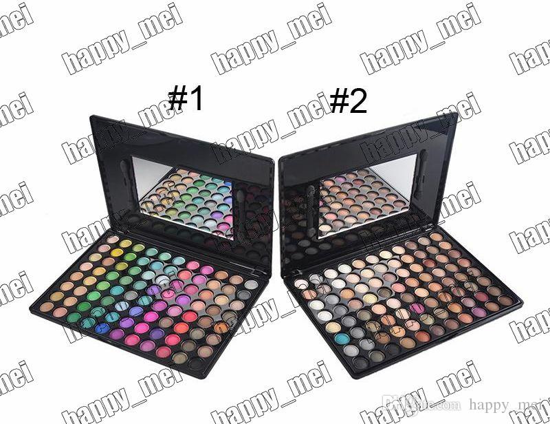 Factory Direct DHL Free Shipping New Professional Makeup Eyes No Logo 88 Colors Eye Shadow Palette!2 Colors