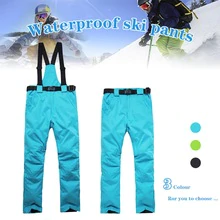 High Quality Ski Pants Outdoor Waterproof Windproof Ski Pants for Men Women Outdoor Ski Pants